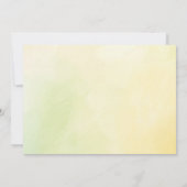 Summer Meadow und Wildblumen Boho Brautparty Einladung (Rückseite)