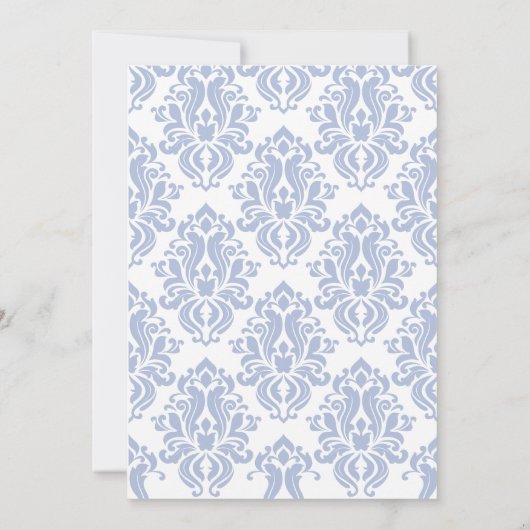 Summer Mediterranean Blue tiles Lemon Wedding Einladung (Rückseite)