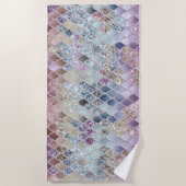 Summer Mermaid Glitzer Scales #13 (Imitate Glitzer Strandtuch (Vorderseite)