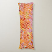 Summer Mermaid Glitzer Scales #4 (Imitate Glitzer) Seitenschläferkissen (Vorderseite Vertikal)