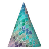 Summer Mermaid Glitzer Scales #8 (Imitate Glitzer) Partyhütchen (Rechts)
