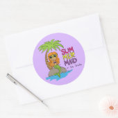 Summer Mermaid Niedlich Sticker Lila (Umschlag)