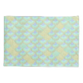 Summer Mermaid Palm Scales #1 #wall #decor #art Kissenbezug (Rückseite)