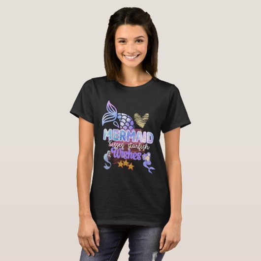 Summer Mermaid Waterfall T-Shirt (Vorne ganz)