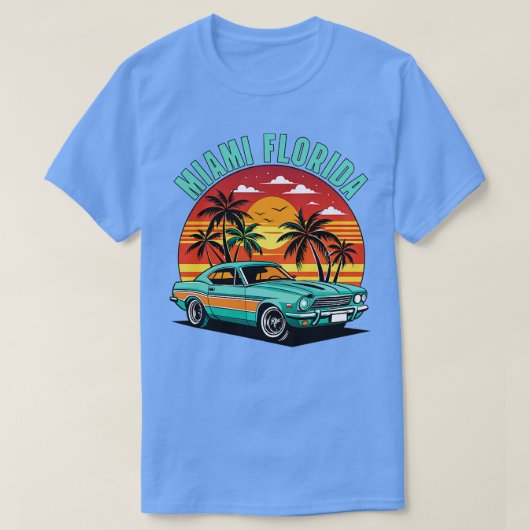 Summer Miami Florida TShirt (Design vorne)