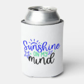 Summer Mindset "Sunshine On My Mind" Dosenkühler (Kanne Vorderseite)