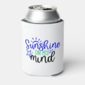 Summer Mindset "Sunshine On My Mind" Dosenkühler (Kanne Rückseite)