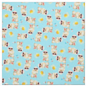 Summer Miniatur Poodle Stoff (Muster)