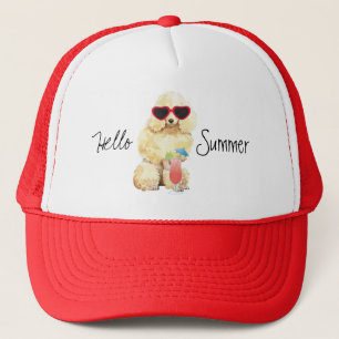 Summer Miniatur Poodle Truckerkappe