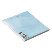 Summer Miniatur Schnauzer Notepad Notizblock (angewinkelt)