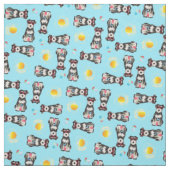 Summer Miniatur Schnauzer Stoff (Muster)