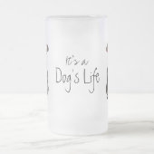 Summer Miniature Schnauzer Mattiert Glass Beer Tas Mattglas Bierglas (Mittel)