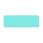 Summer Mint Green Polka Dot Hört auf Aqua Blue (Vorne)