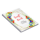 Summer Mixed Berries Birthday Guest Book Notizblock (Rechte Seite)