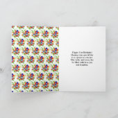 Summer Mixed Berries Birthday Karte (Innenseite)