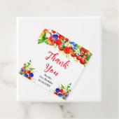 Summer Mixed Berries Birthday Thank You Geschenkanhänger (Beispiel)