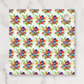 Summer Mixed Berries Birthday Thank You Geschenkanhänger (Rückseite)