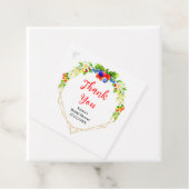 Summer Mixed Berries Brautparty Vielen Dank Geschenkanhänger (Beispiel)