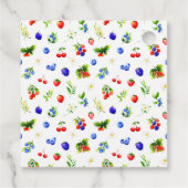 Summer Mixed Berries Brautparty Vielen Dank Geschenkanhänger (Rückseite)