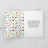 Summer Mixed Berries Happy Mother Day Karte (Innenseite)