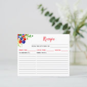 Summer Mixed Berries Rezept Card (Stehend Vorderseite)