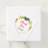 Summer Mixed Berries Wedding Danke Geschenkanhänger (Beispiel)