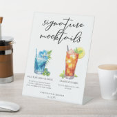 Summer Mocktails Blue Hawaiian Arnold Palmer Sockelschild (In SItu)