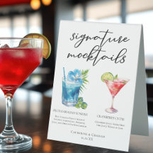 Summer Mocktails Blue Hawaiian Cranberry Süsse