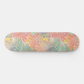 Summer Monstera Palm Jungle 1 Skateboard (Horizontal)