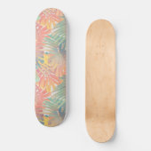 Summer Monstera Palm Jungle 1 Skateboard (Vorderseite)