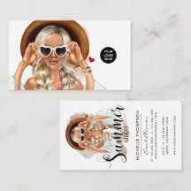 Summer Mood Fashion Event Planner Business Card
