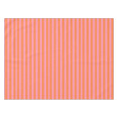 Summer Mood Orange Pink Lines Tableclout Tischdecke (Vorderseite (Horizontal))