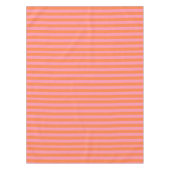 Summer Mood Orange Pink Lines Tableclout Tischdecke (Vorderseite)