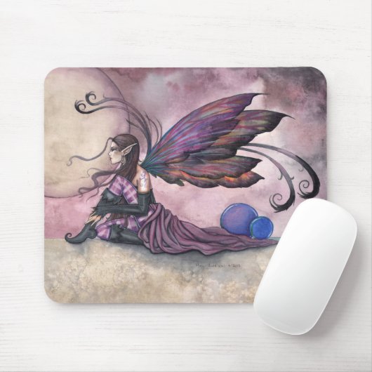 Summer Moon Fairy Mousepad von Molly Harrison (Mit Mouse)