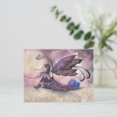 Summer Moon Fairy Postcard von Molly Harrison Postkarte (Stehend Vorderseite)