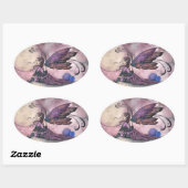 Summer Moon Lila Fairy Stickers (Blatt)