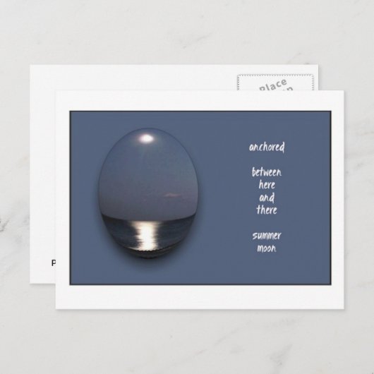 Summer Moon Postkarte (Vorne/Hinten)