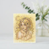 Summer Moon Postkarte (Stehend Vorderseite)