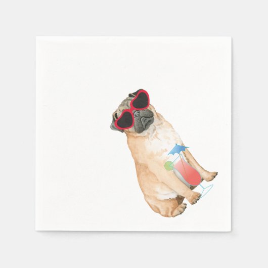 Summer Mops Serviette (Vorderseite)