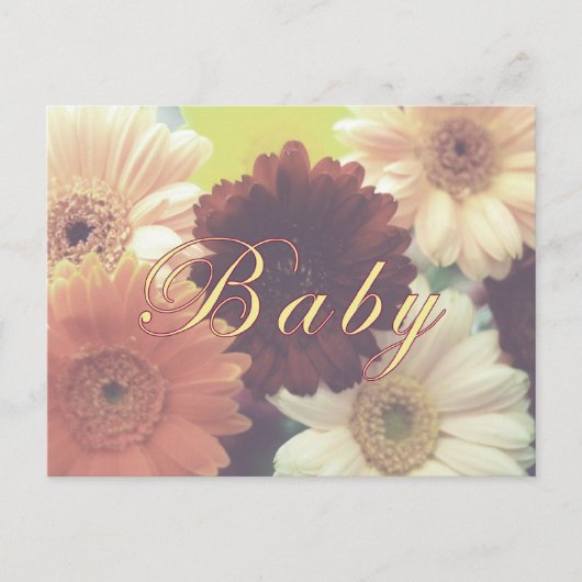 "Summer Morning" Baby Postcard (Script) Postkarte (Vorderseite)