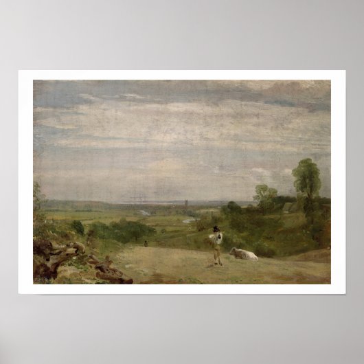 Summer Morning: Dedham aus Langham Poster (Vorne)