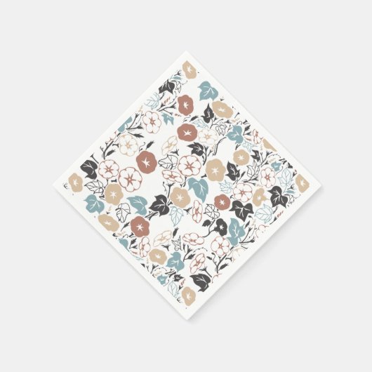 Summer Morning Glory Garden Serviette (Ecke)