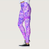 Summer Mosaic: Watercolor Cube Fusion Leggings (Links)