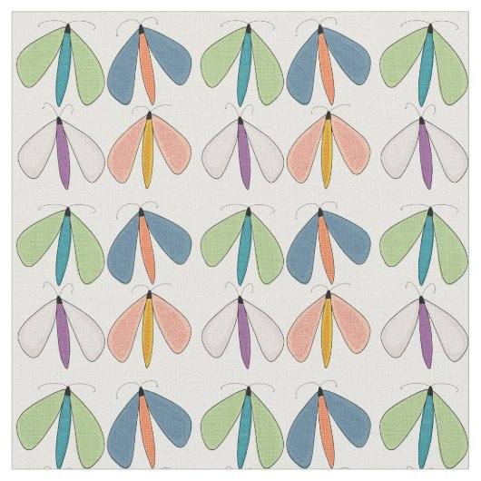 Summer Moth Stoff (Nahaufnahme)