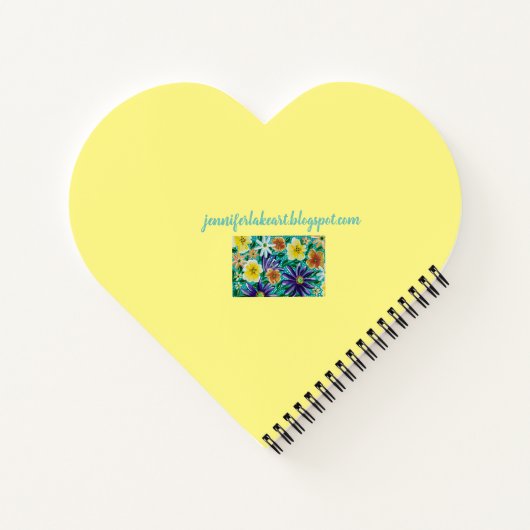 Summer Mountain Fields-Notebook Notizblock (Rückseite)