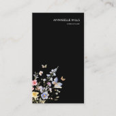 Summer Multicolor Wildblume Consultant Qr Code Visitenkarte (Vorderseite)