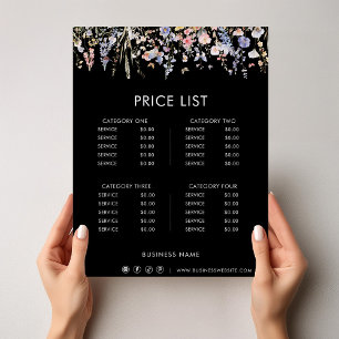 Summer Multicolor Wildblume - Formelle Preisliste