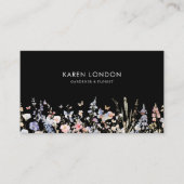 Summer Multicolor Wildblume Gardener & Florist Visitenkarte (Vorderseite)