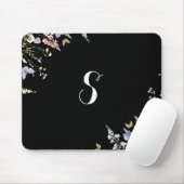 Summer Multicolor Wildblume Monogram Simple Mousepad (Mit Mouse)