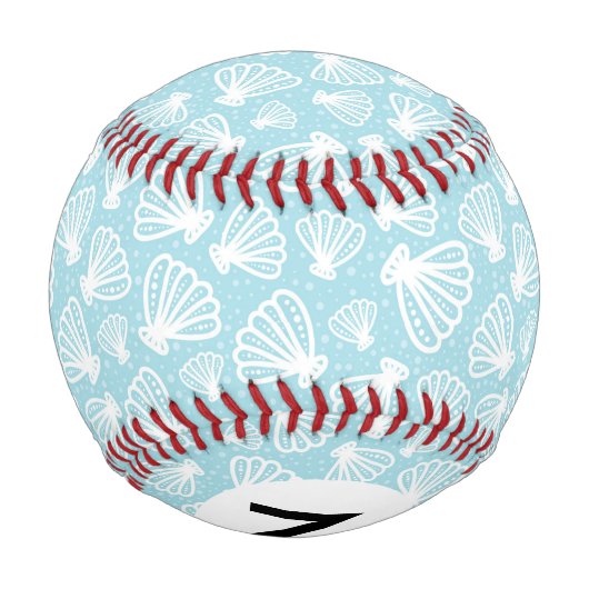 Summer Muschel Pattern Baseball (Rückseite)